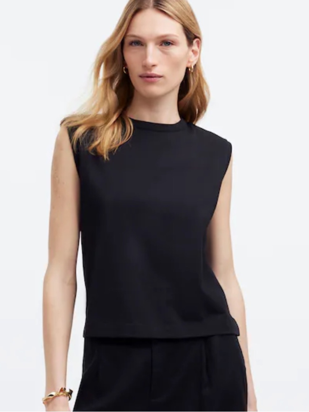 Madewell Structured Tee in Black